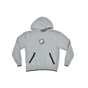 Jordan Jumpman Gray Air Jordan Logo Pullover Hoodie Size M Cotton Blend Used